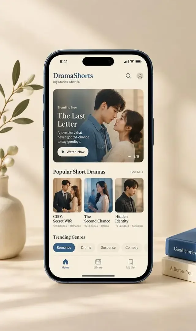 AI黄果 App - 海量短剧随身看 AI黄果 App 手机端界面展示